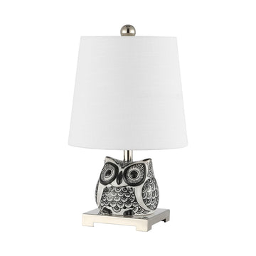 Justina 16" Ceramic Mini LED Table Lamp - JONATHAN Y